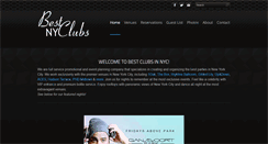 Desktop Screenshot of bestclubsnyc.com